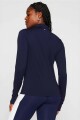Polo Manga Larga Feather Tech+ Half-Zip Top Mujer Deep Navy