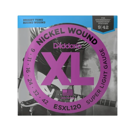 Encordado Eléctrica Daddario Esxl120 Nic.wound 9-42 Encordado Eléctrica Daddario Esxl120 Nic.wound 9-42