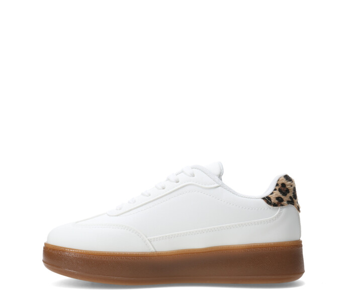 Championes de Mujer Miss Carol PUPEF con suela caramelo Blanco