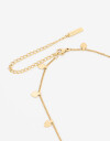 Collares Cortos Metal Collar De Corazón Acero - Dorado