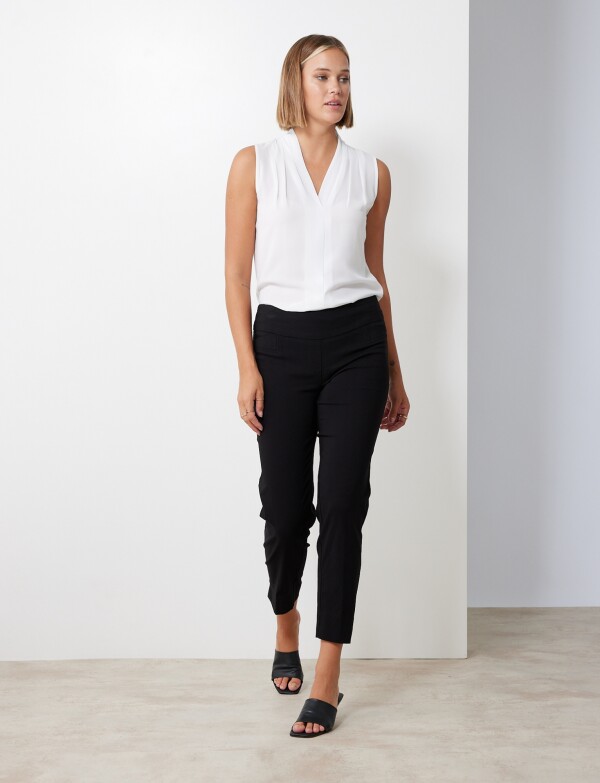 Pantalon Slim NEGRO
