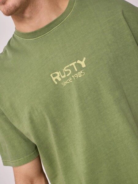 T-SHIRT RUSTY FLIPDA VERDE