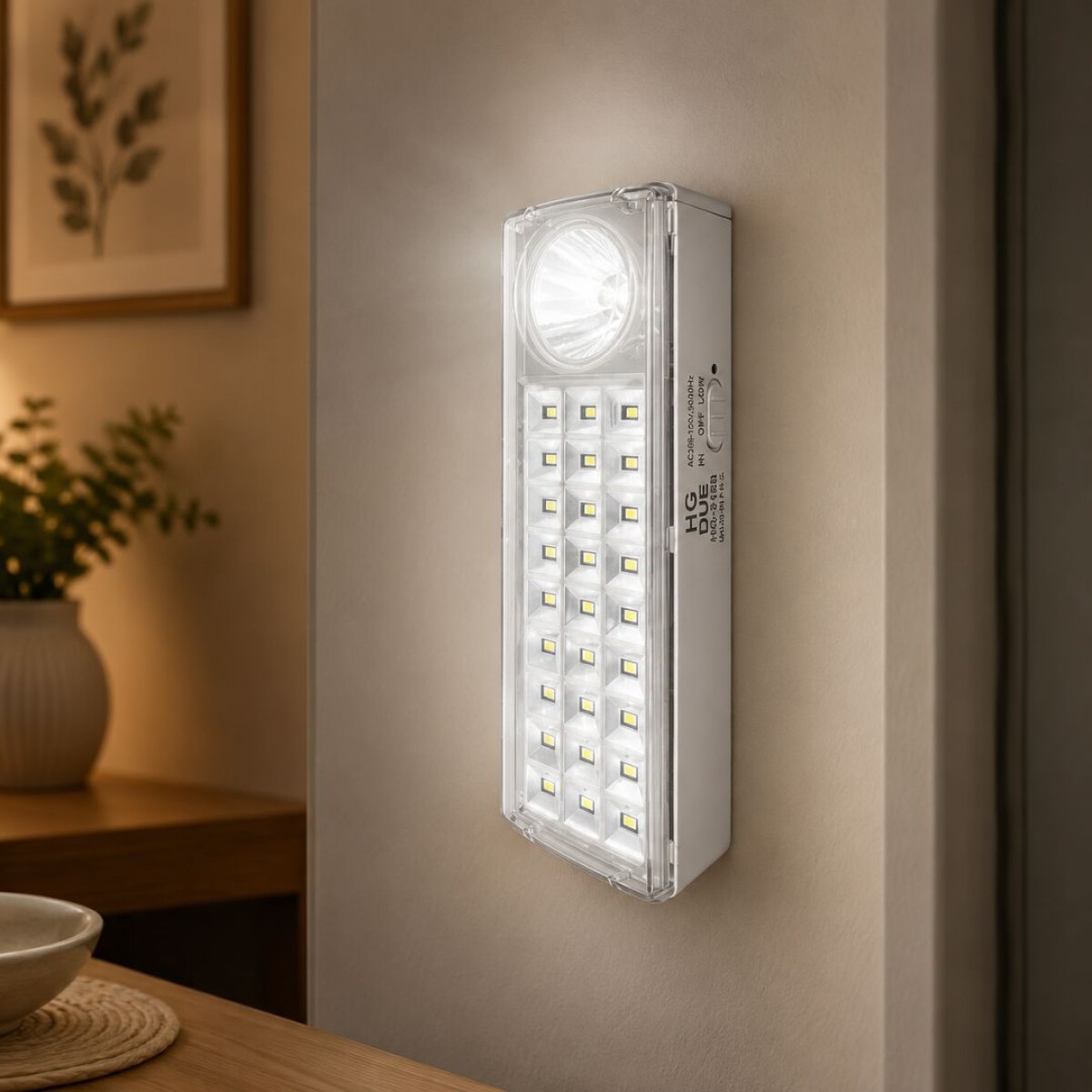 Lampara de emergencia recargable Led 