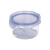 Recipiente Redondo con Dos Broches y Rejilla 550ml AZUL