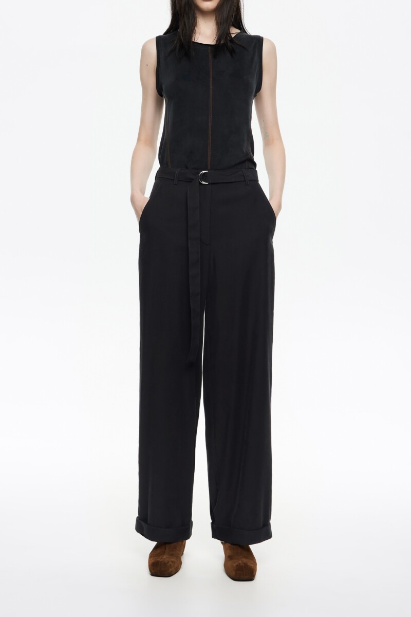 PANTALÓN CAMPANA Negro