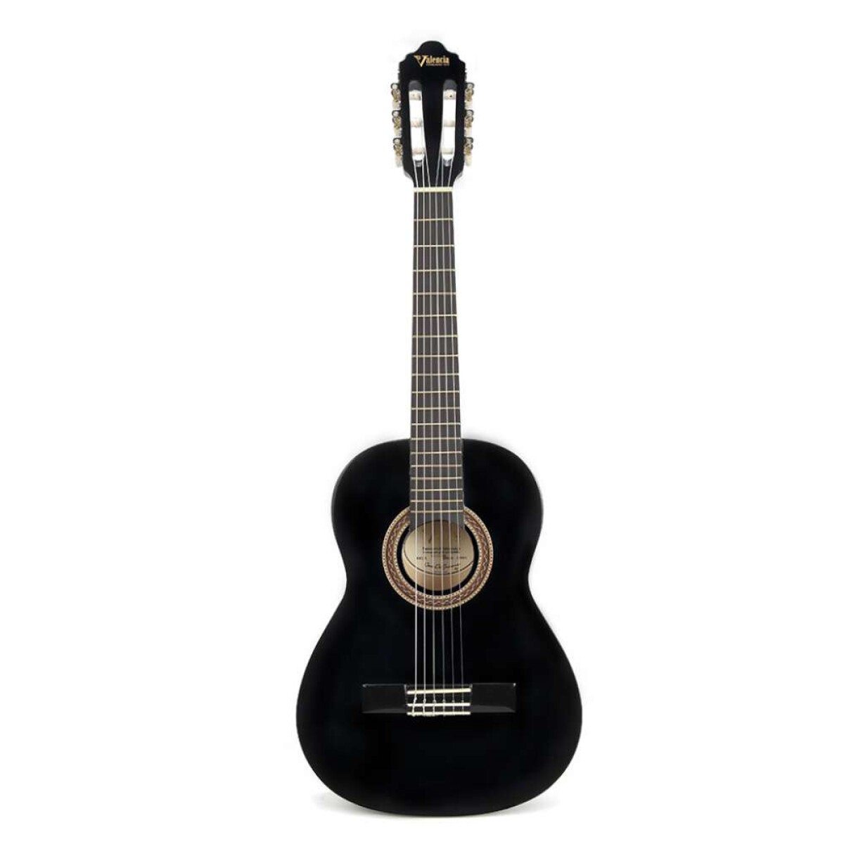 Guitarra Clásica Valencia Vc102 Niño 1/2 - Negro 