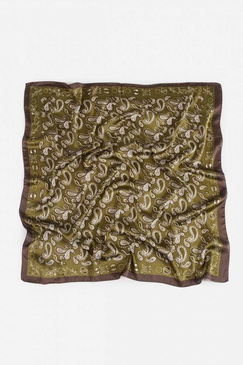 Pañuelo arabesco verde