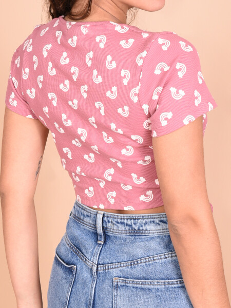 BLUSA LEILA ROSADO