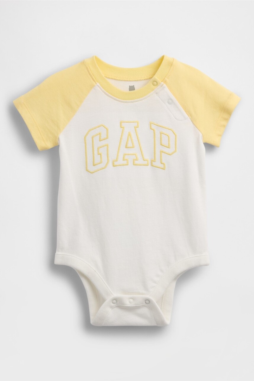 Body Logo Gap Bebé Spring Yellow
