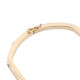 Pulsera oro 18 k rígida 2 tonos. Pulsera oro 18 k rígida 2 tonos.