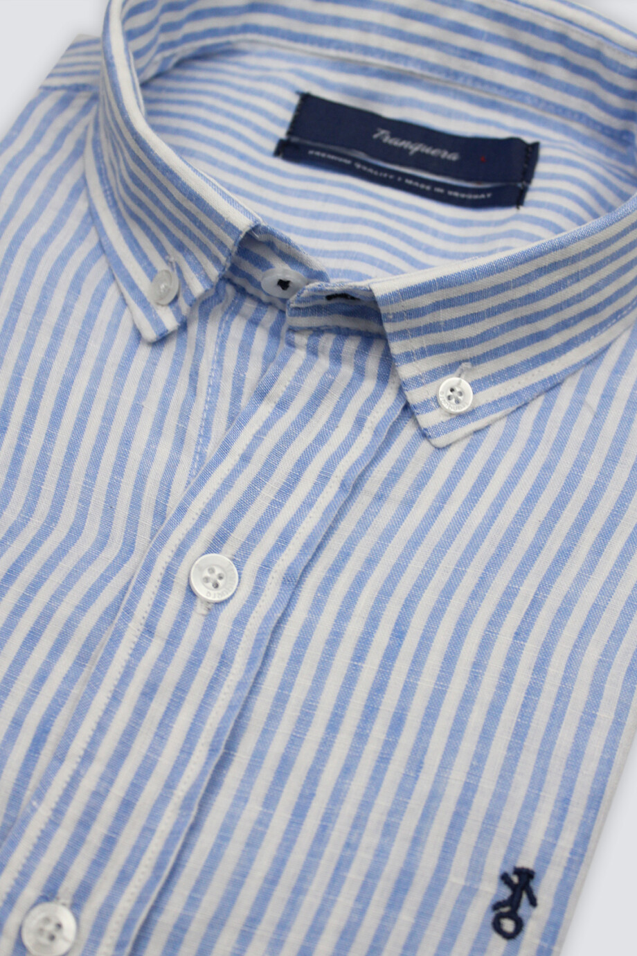 Camisa de Lino Rayada