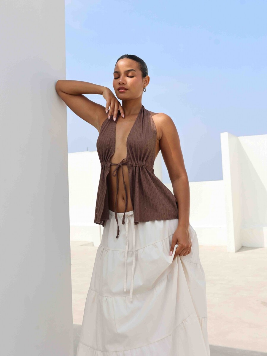 TOP LUA - MARRON 