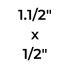 Buje de bronce 1"x 1/2" Buje De Bronce 1.1/2"x 1/2"