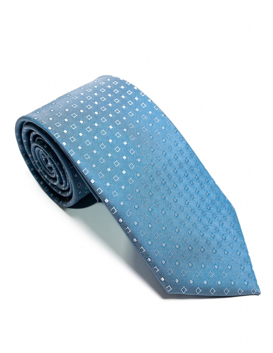 Corbata 8 cm - CELESTE 