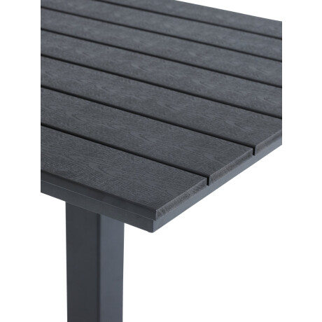 Mesa de balcón HOBRO A70xL70 negro Negro