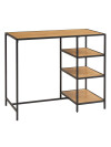 Mesa de bar TRAPPEDAL 60x120 roble/negro Mesa de bar TRAPPEDAL 60x120 roble/negro