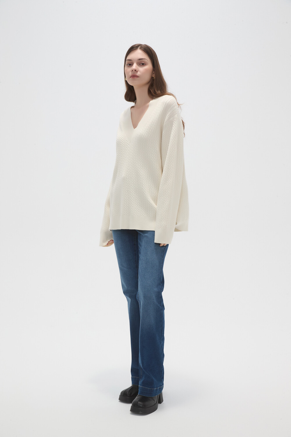 Sweater Varsity Crudo / Natural