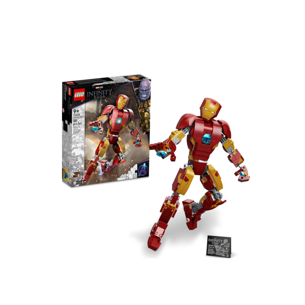 Lego Figura Iron Man 381p 76206 