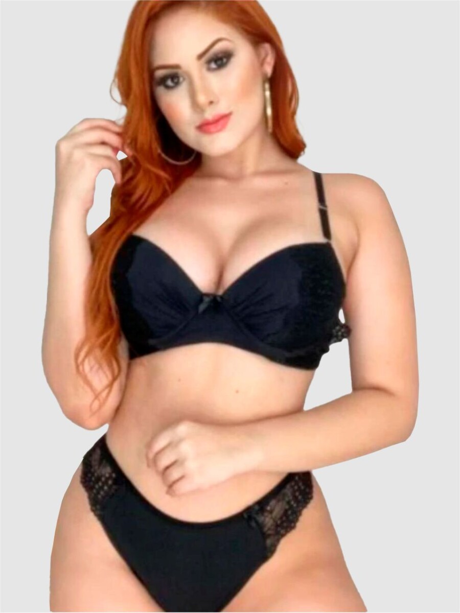 Conjunto Margareth - Negro 