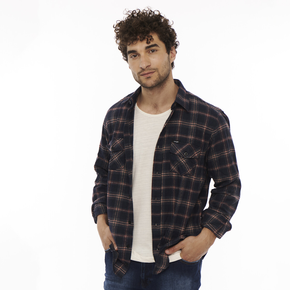 Camisa Wrangler de Hombre - FLANNEL SHIRT - WLS103UR - ELD 