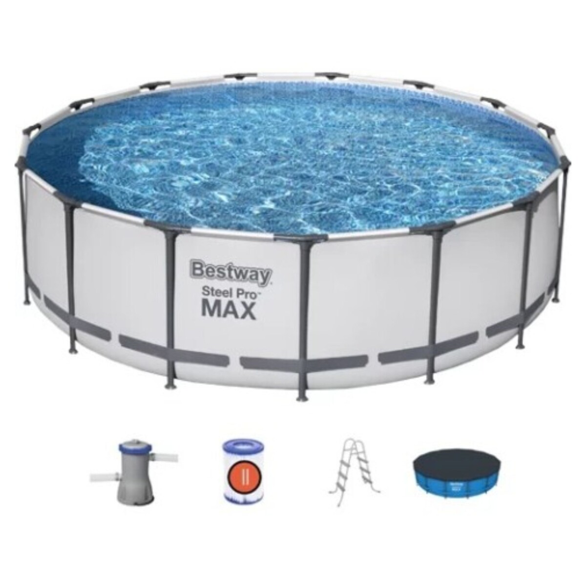Piscina Bestway Estructura Redonda 14.970Lts Steel Pro Max 