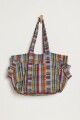OKSANA MULTI PRINT TOTE Azul