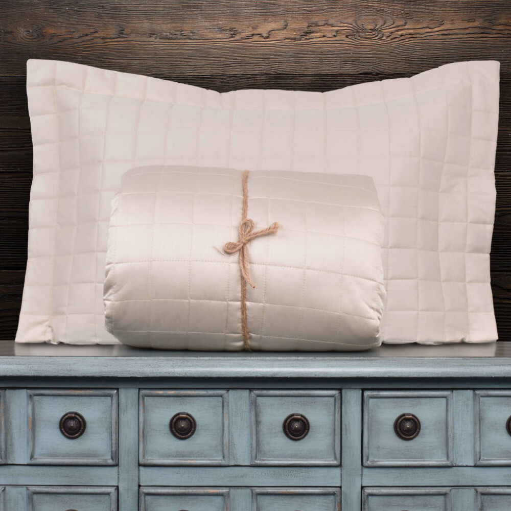 Cubrecama Finezza 400 hilos Color Beige 290 x 250 cm