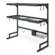 Escurridor Sobre Pileta Grande 85cm 2 Niveles Negro Negro