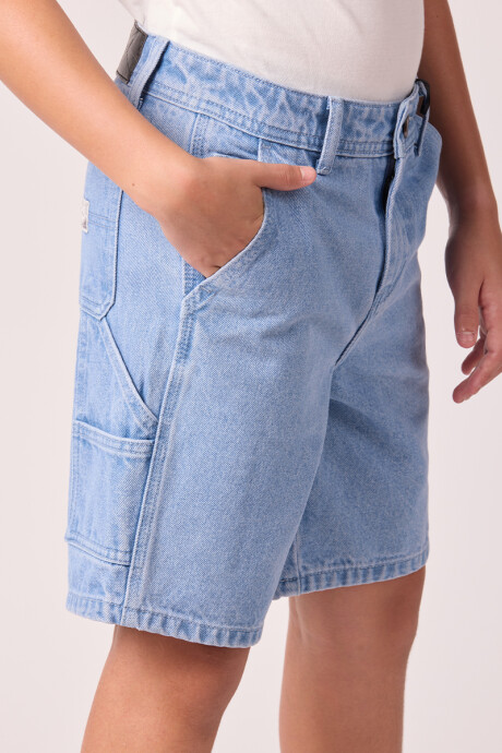 BERMUDA VERMAX TEEN RUSTY Azul Claro