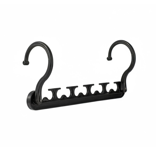 Organizador Perchas Plegable Horizontal Vertical 5 en 1 X2 Color Negro