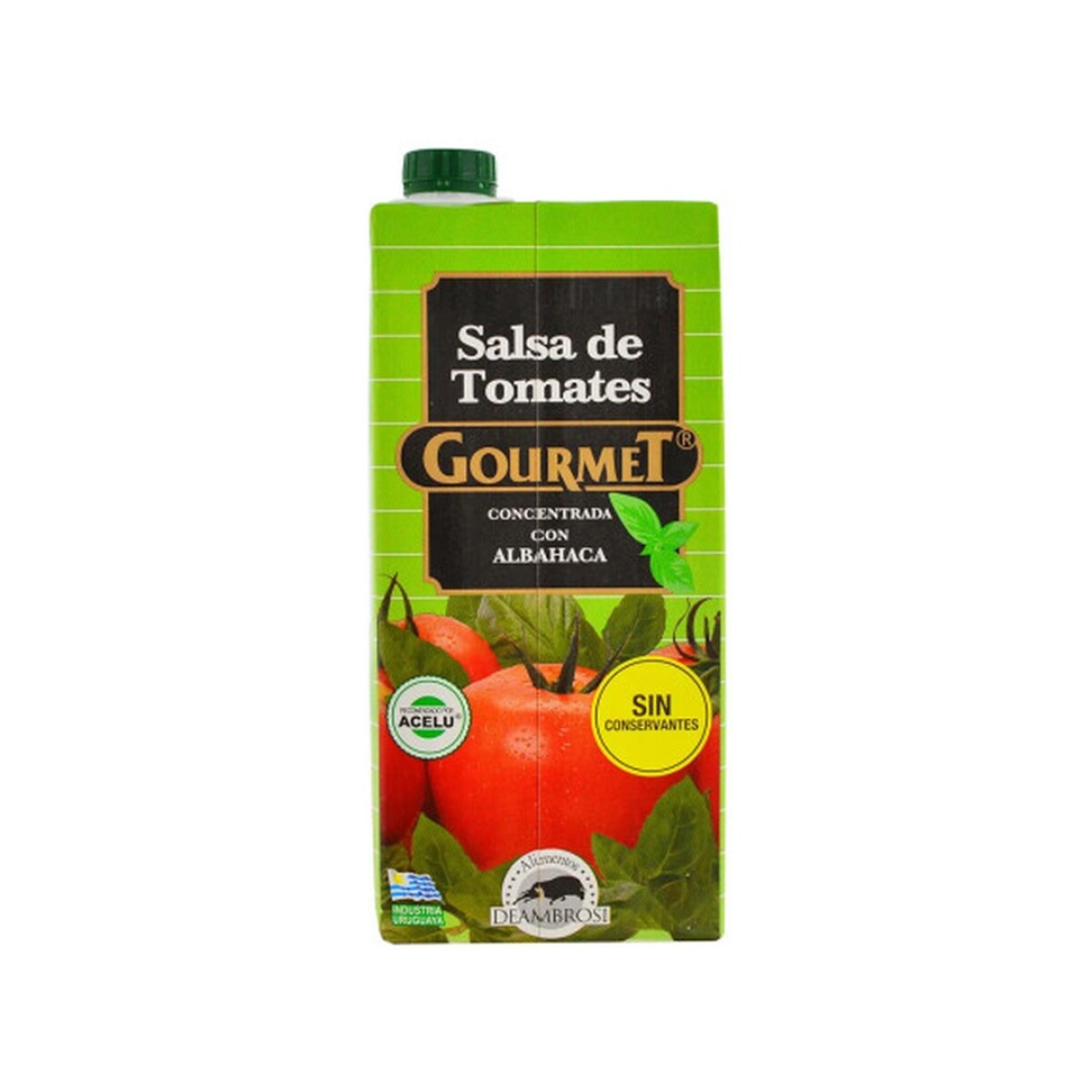 PULPA GOURMET C/ALBAHACA 1030G 