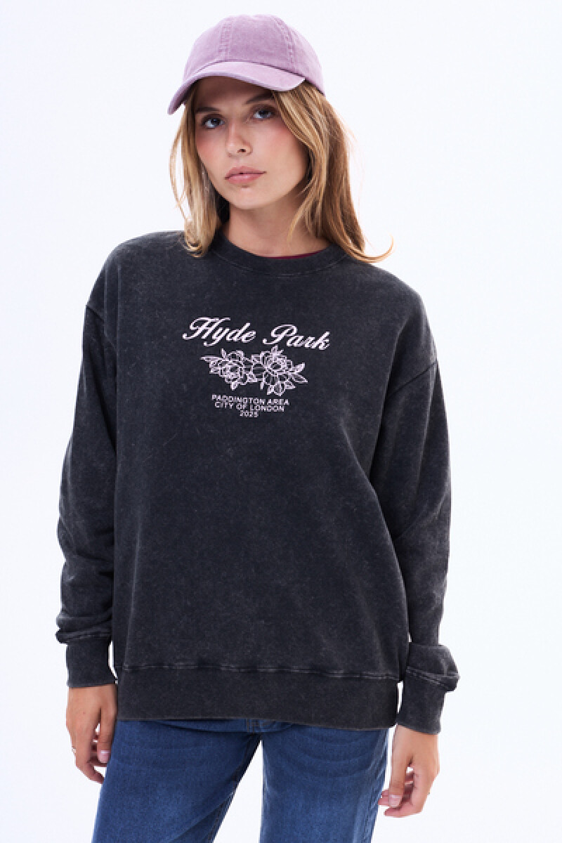 Buzo de felpa Fortim Negro