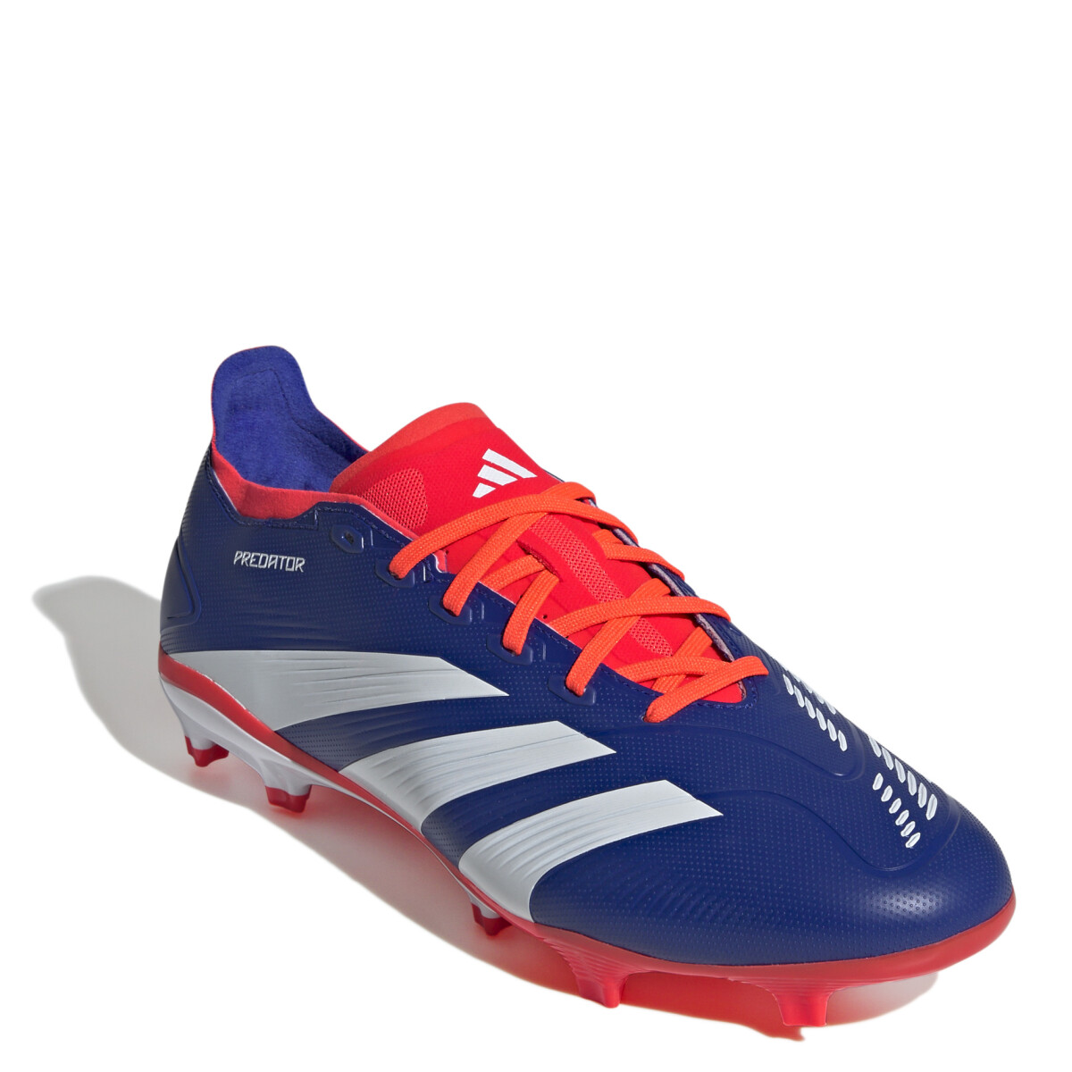 Championes Unisex Adidas Fútbol 11 Predator League FG - Azul - Anaranjado - Blanco 