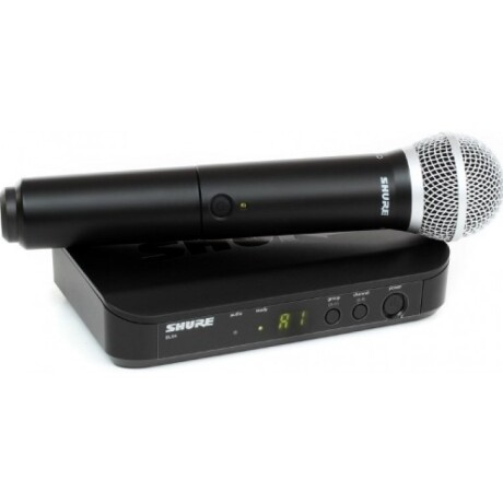MICRÓFONO INALÁMBRICO SHURE BLX24PG58K12 MANO PG58 MICRÓFONO INALÁMBRICO SHURE BLX24PG58K12 MANO PG58