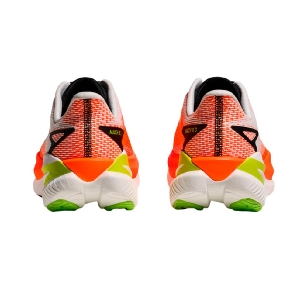Hoka Champion Mach X 3 Hombre - Blanco/ Naranja neon Blanco-Naranja