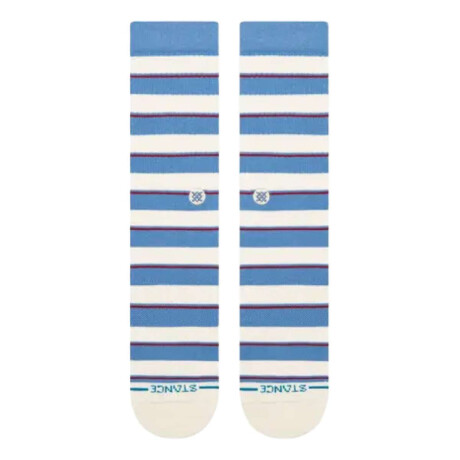 Medias Stance Striped It Crew Celeste