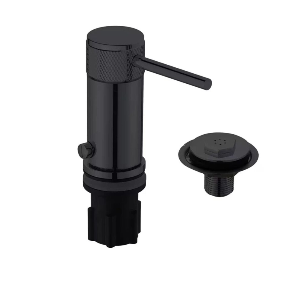 Grifería de bidet Monocomando con transferencia Fasano negro mate Grifería De Bidet Monocomando Con Transferencia Fasano Negro Mate