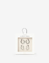Aros Argollas Set Metal Set De Argollas De Acero - Plateado