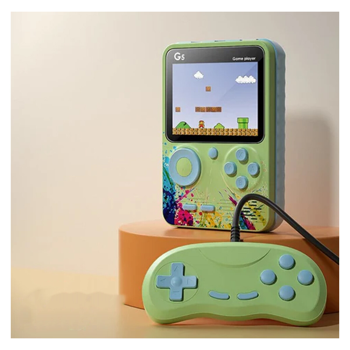 Mini Consola Portatil Para Niños - Verde 