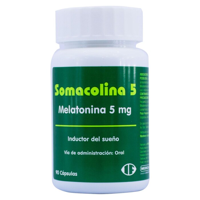 SOMACOLINA 5 MG FRASCO X 90 COMP. REC. única