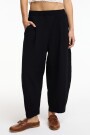 Pantalón bianco Negro