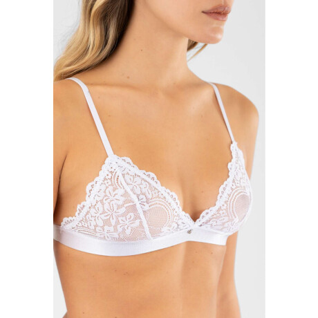 Soutien triangulo orquidea Blanco