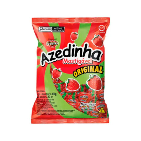 MASTICABLE ICEKISS ACIDOS SABORES 500GRS Frutilla