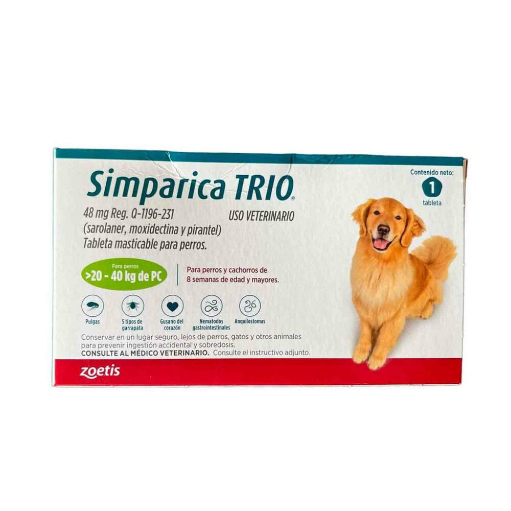 SIMPARICA TRIO 20 - 40 KG SIMPARICA TRIO 20 - 40 KG