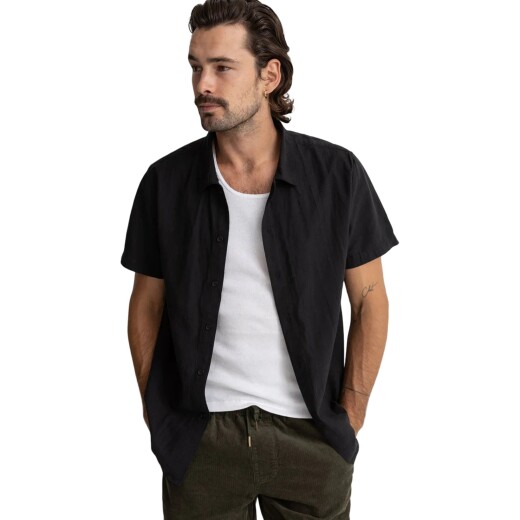 Camisa Rhythm Classic Linen - Negro Camisa Rhythm Classic Linen - Negro