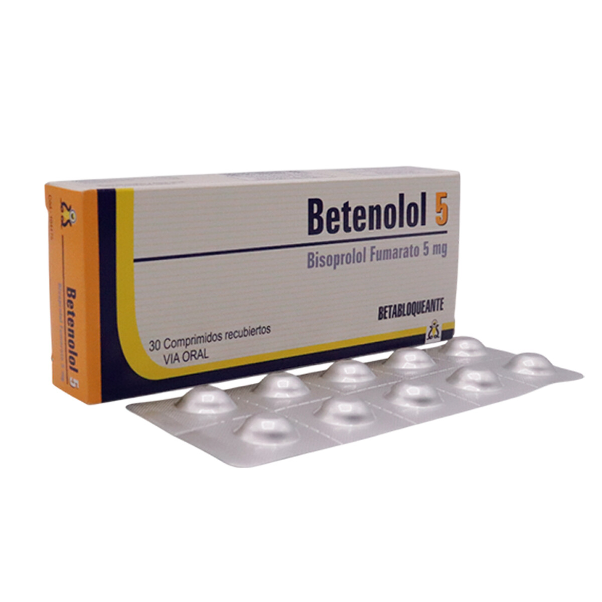 BETENOLOL 5 MG. CJ X 30 COMP. REC. 