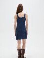 Vestido Pacana Azul Indigo
