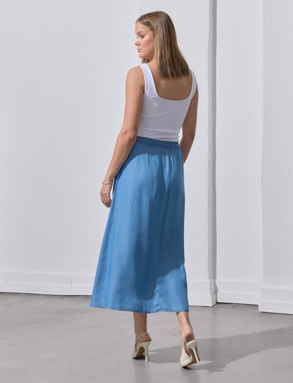 Falda Maxi Lyocell Cordel JEAN CLARO