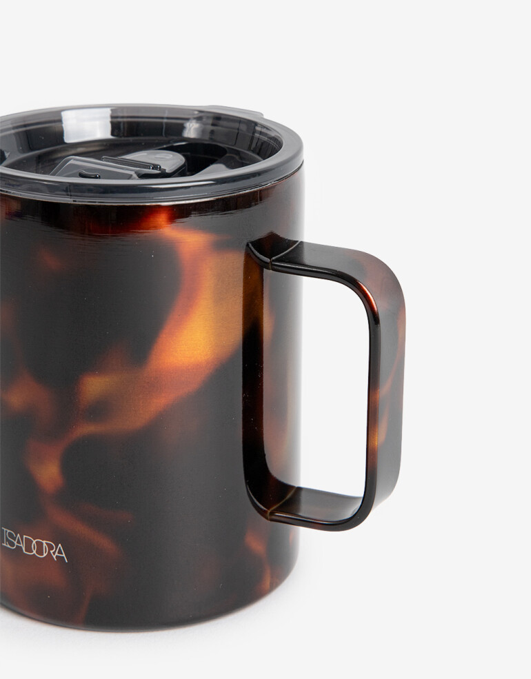 Artículos cocina Taza Metálica Con Estampa Carey - Combinacion Multicolor