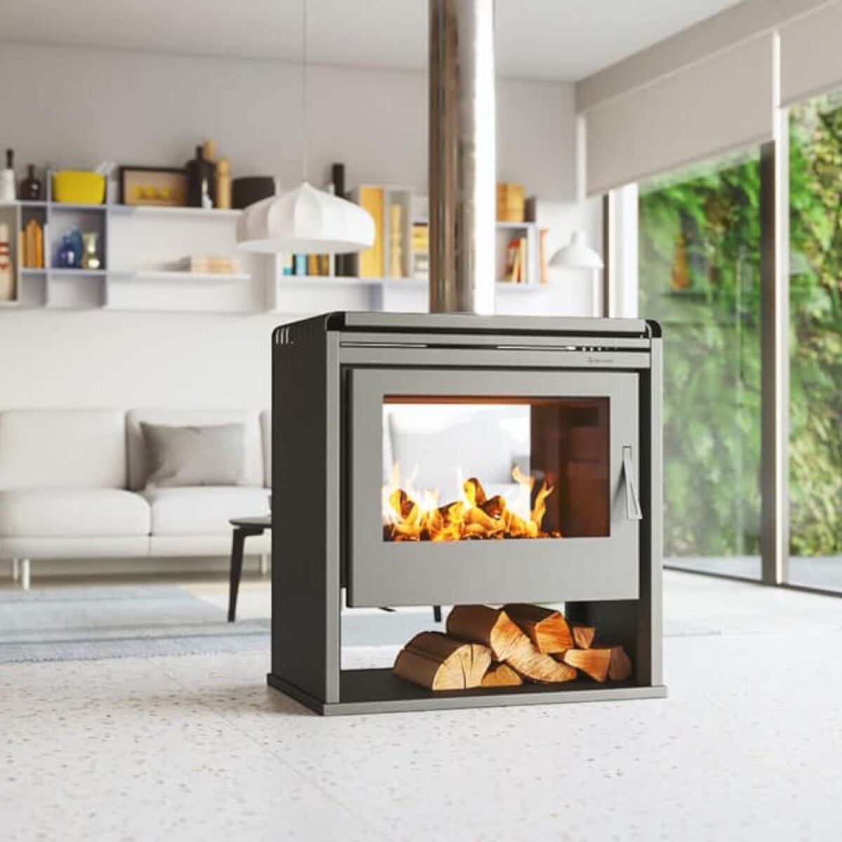 Calefactor Rapsodia 482 Doble Frente Eko Varmo 